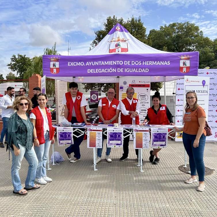 Primer Punto Violeta presencial en la Romería de Valme