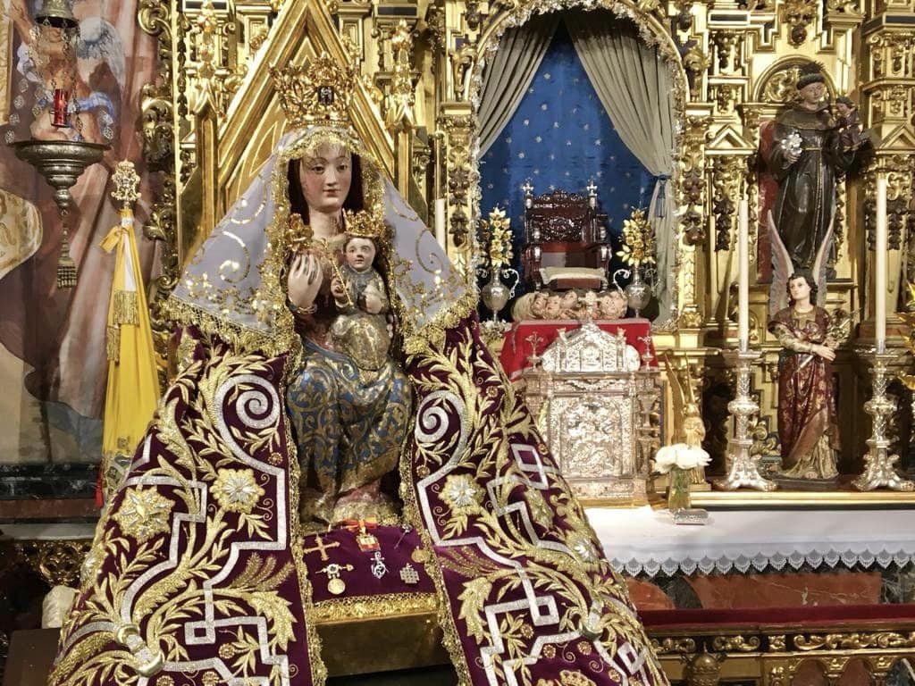 El traslado al altar dará comienzo a los cultos a la Virgen de Valme