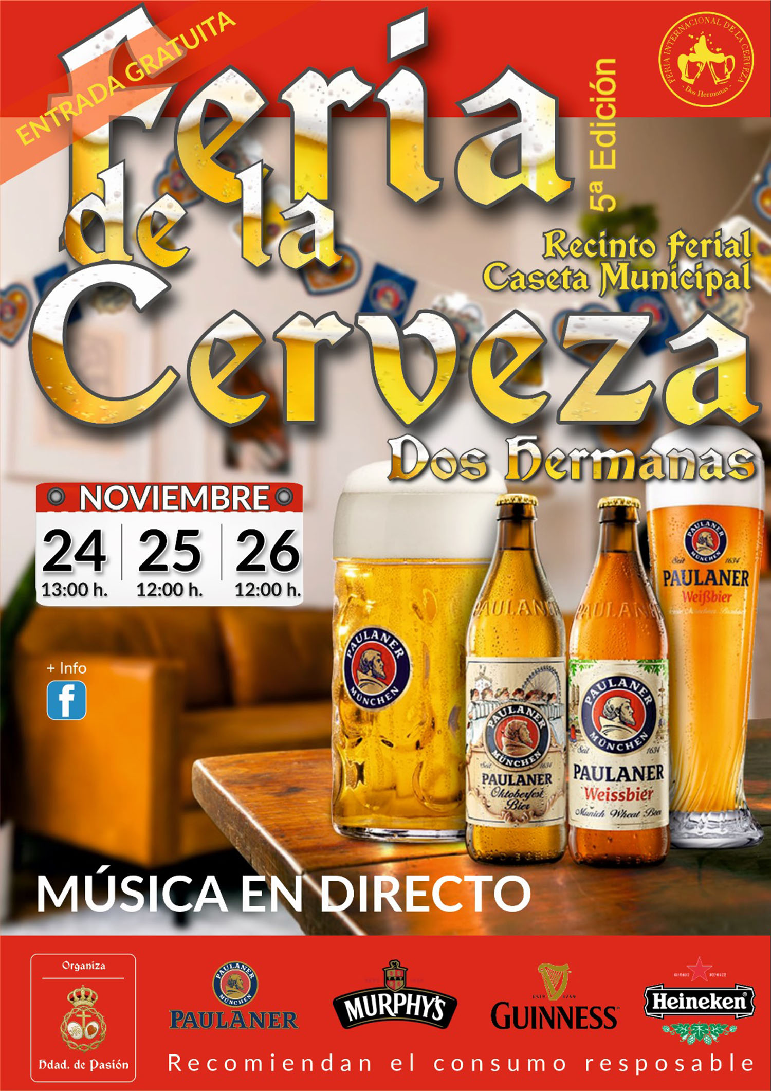 V Feria de la Cerveza Internacional en la caseta municipal