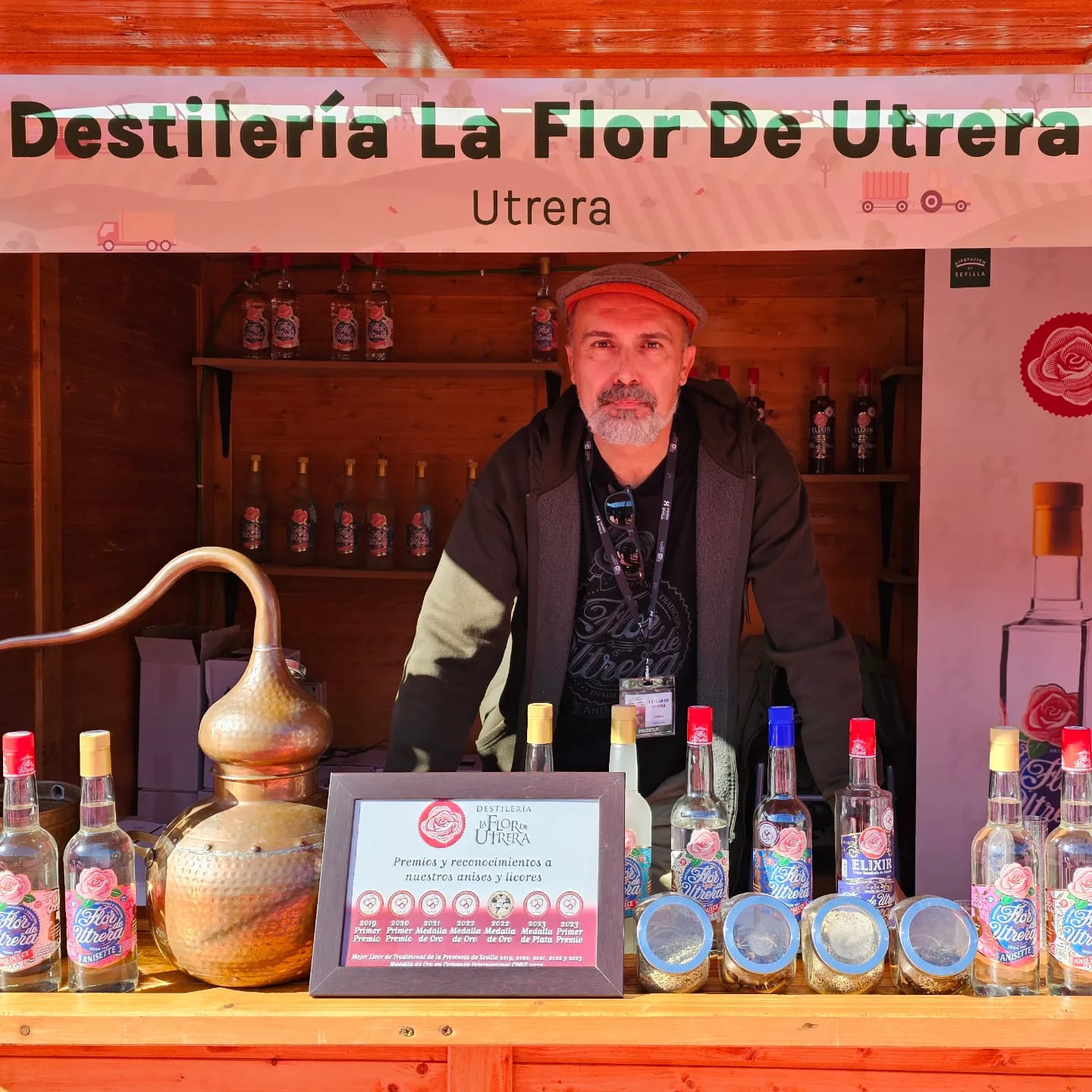 Anís semidulce de La Flor de Utrera para celebrar la Navidad