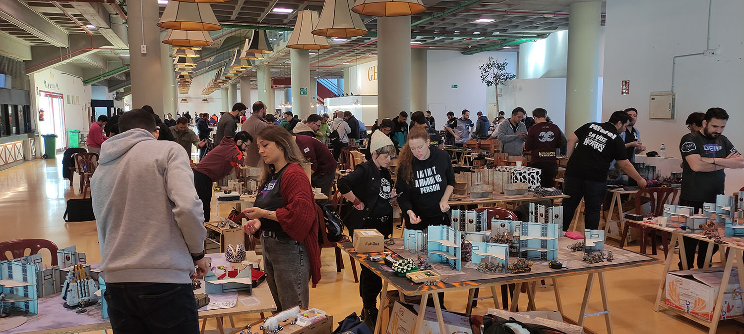 Gran Torneo de Warhammer 40 K celebrado en el hipódromo