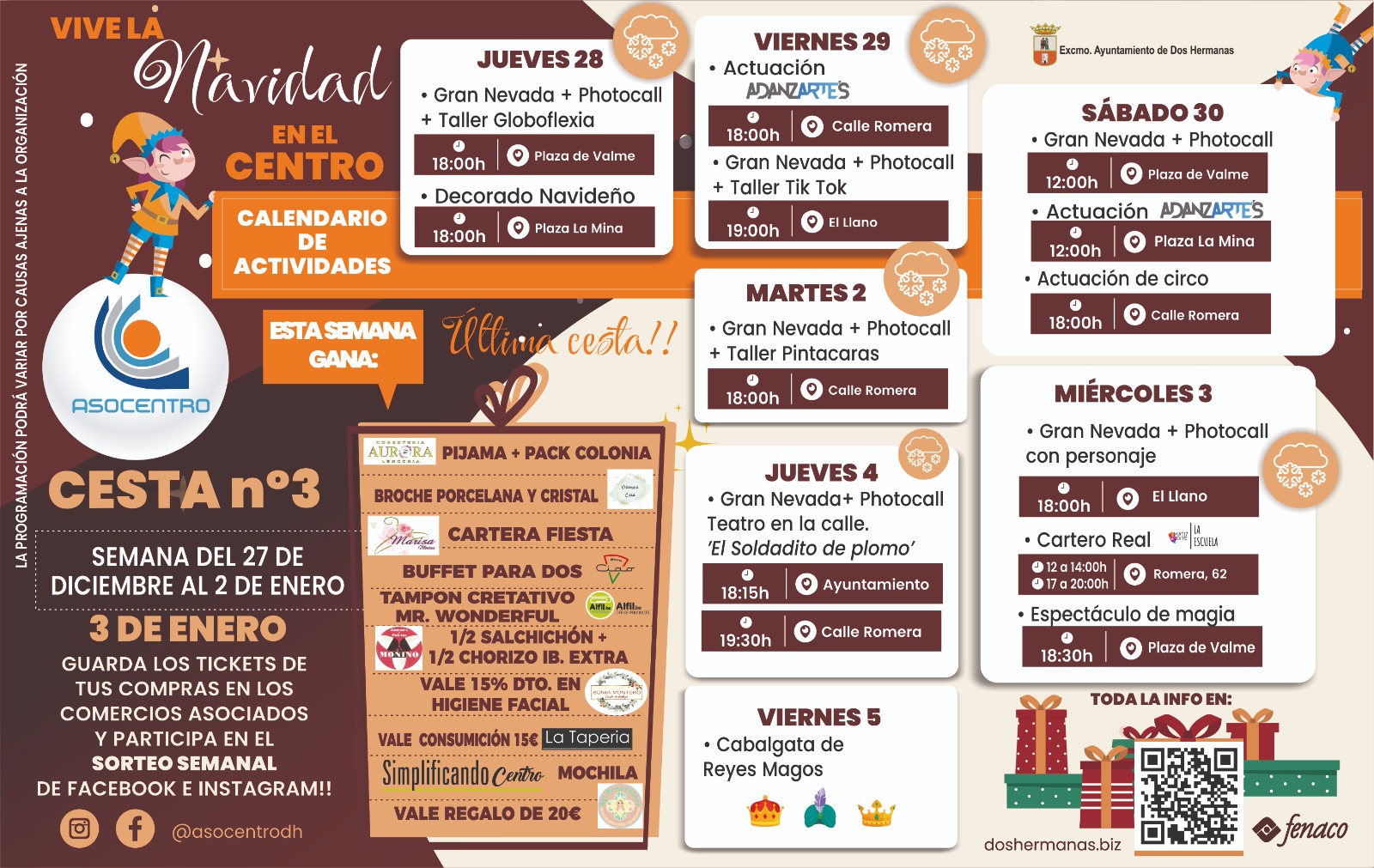 Las actividades de animación navideña de Asocentro prosiguen