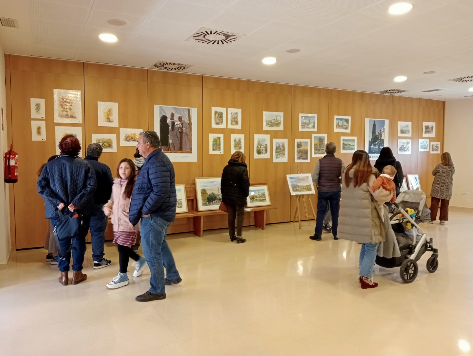 II Exposición de Acuarelas Solidarias a beneficio de Manos Unidas