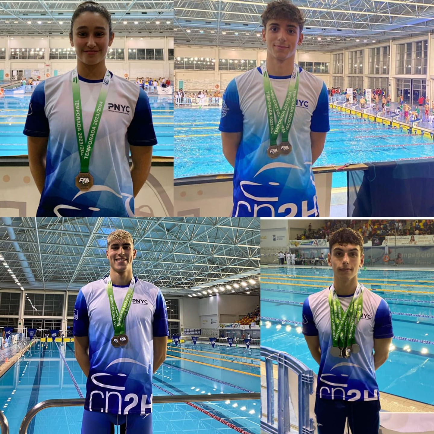 Brillante actuación de la natación local en el Open de Invierno