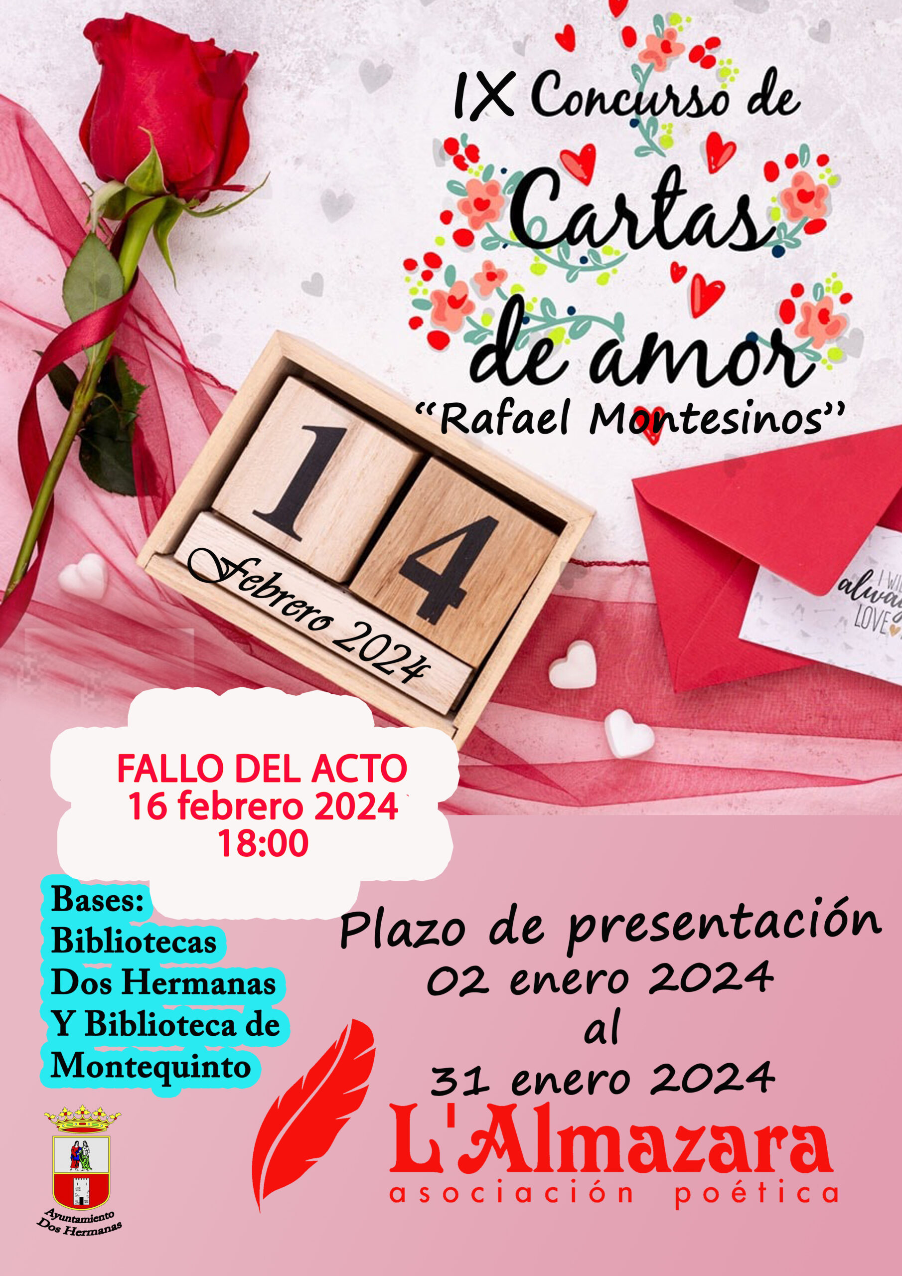 El IX Concurso de Cartas de Amor ya está en marcha