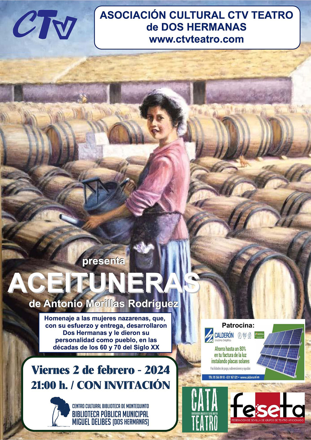El Colectivo de Teatro Vistazul presenta Aceituneras en Montequinto