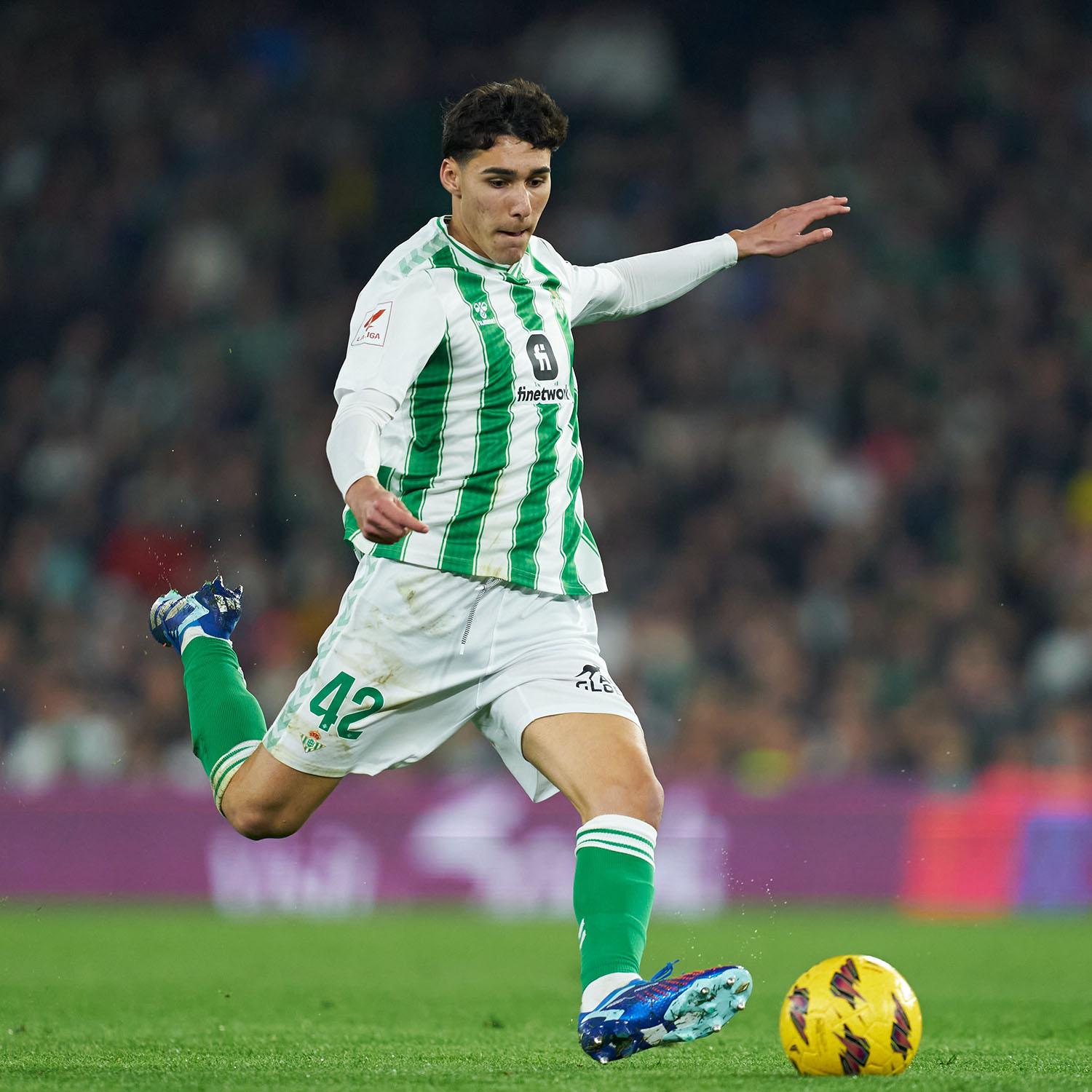 Pablo Busto debutó con el primer equipo del Betis