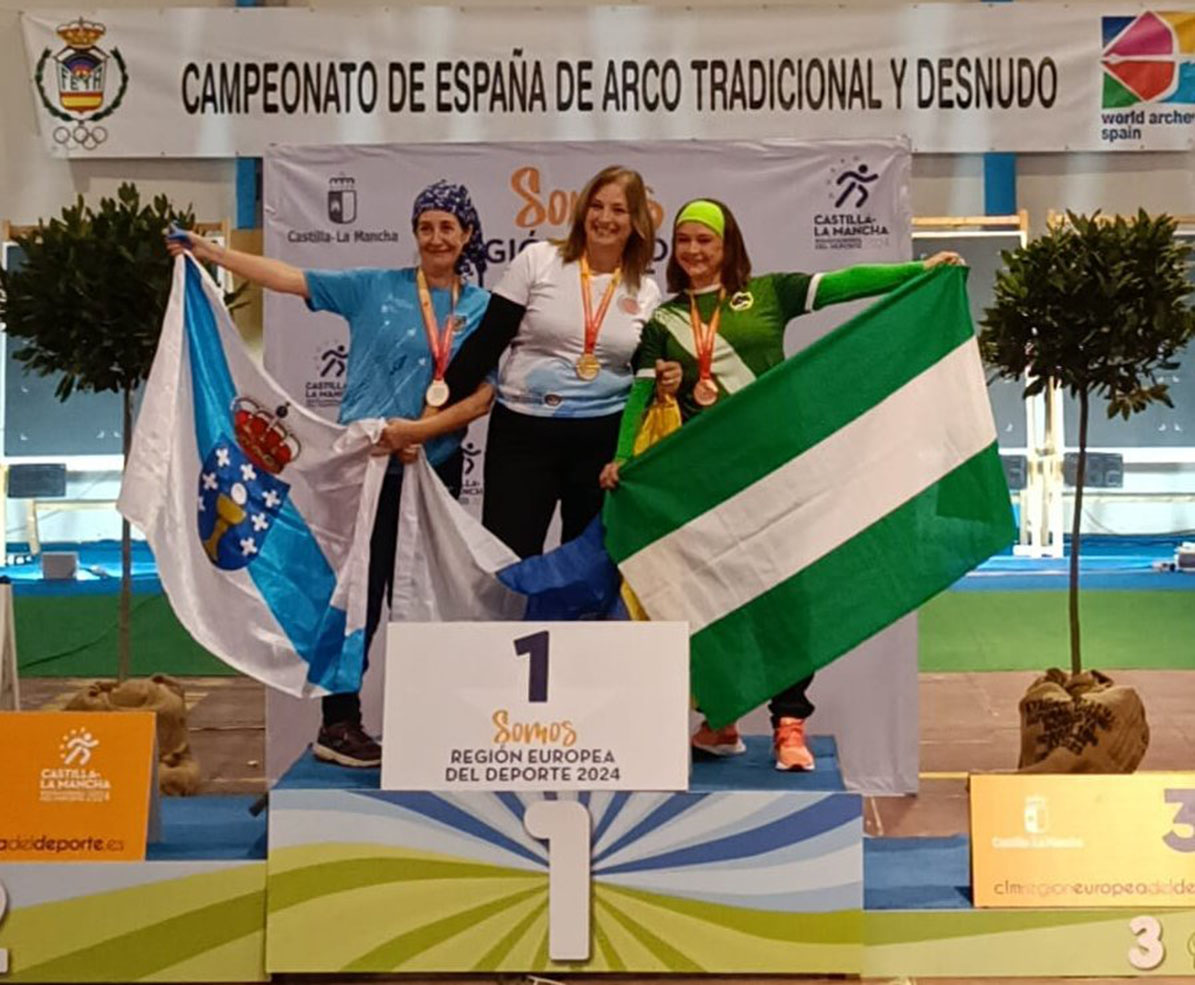 Katia Shvetsova logra el bronce en el nacional de tiro con arco