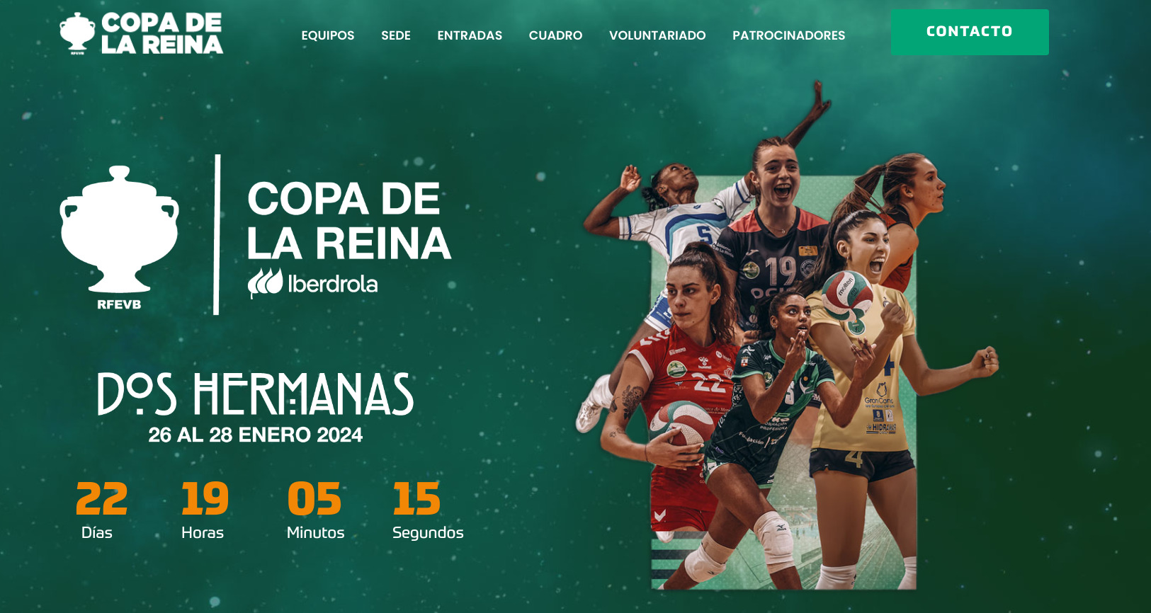 La Copa de la Reina de voleibol femenino ya tiene web