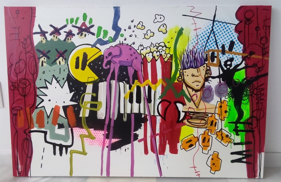 El artista local Rafa López dona una obra al Ayuntamiento