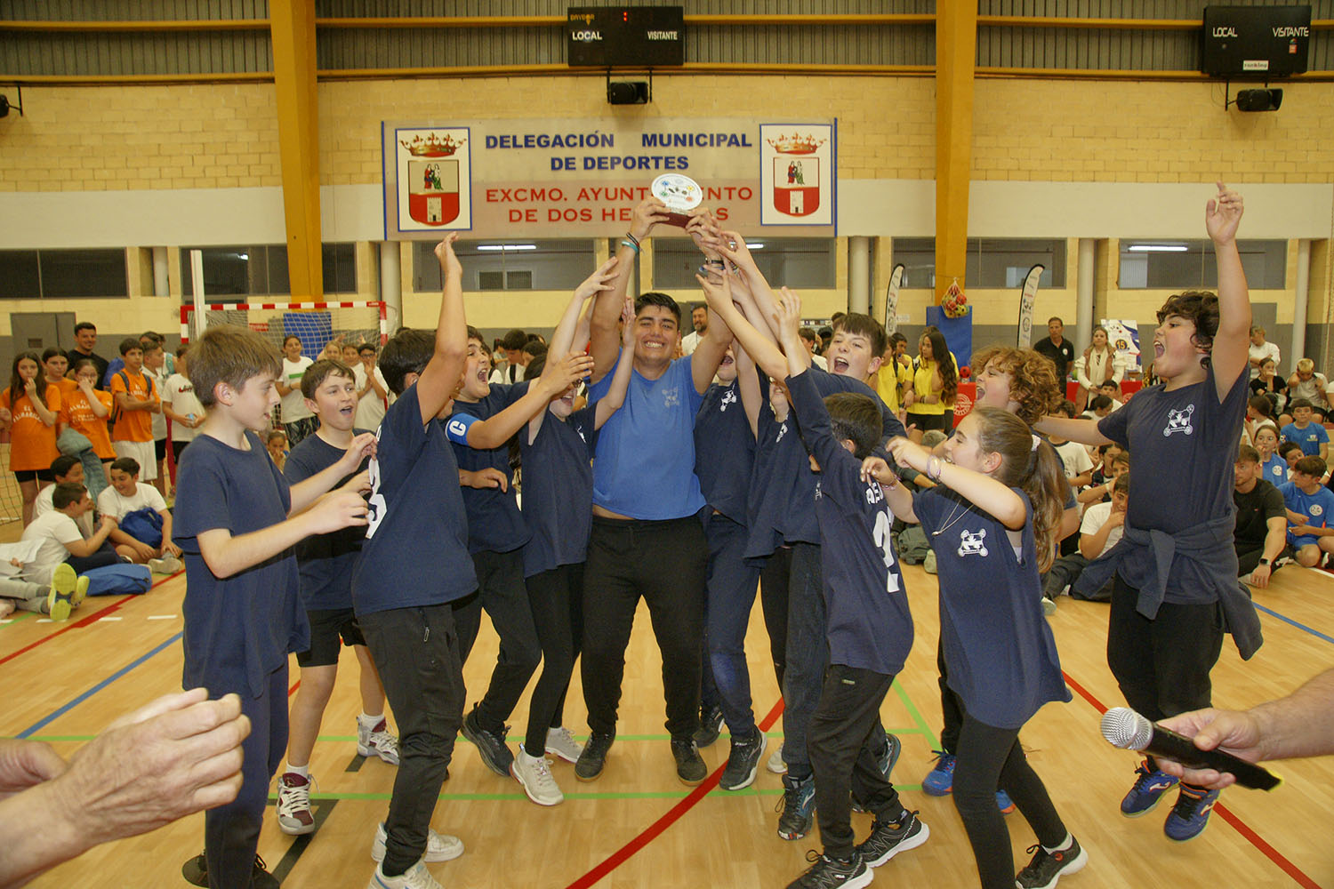 Los campeonatos escolares de pinfuvote se quedaron en casa