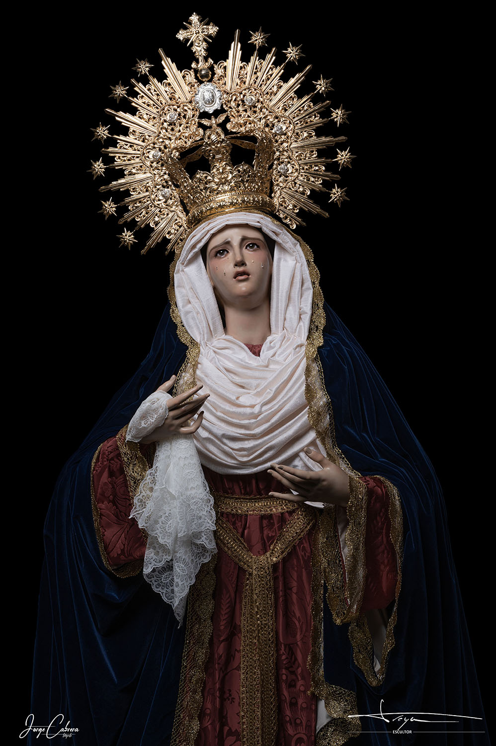 Sin candelero se presenta la nueva dolorosa de Antonio Luis Troya