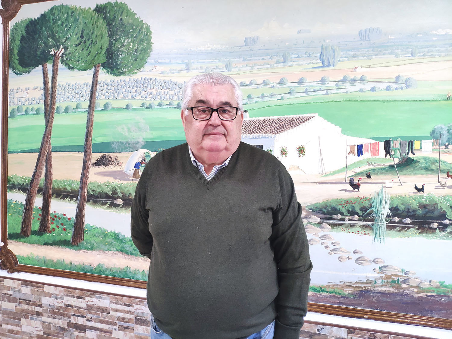 Manolo Mejías, presidente de la A.V. El Chaparral