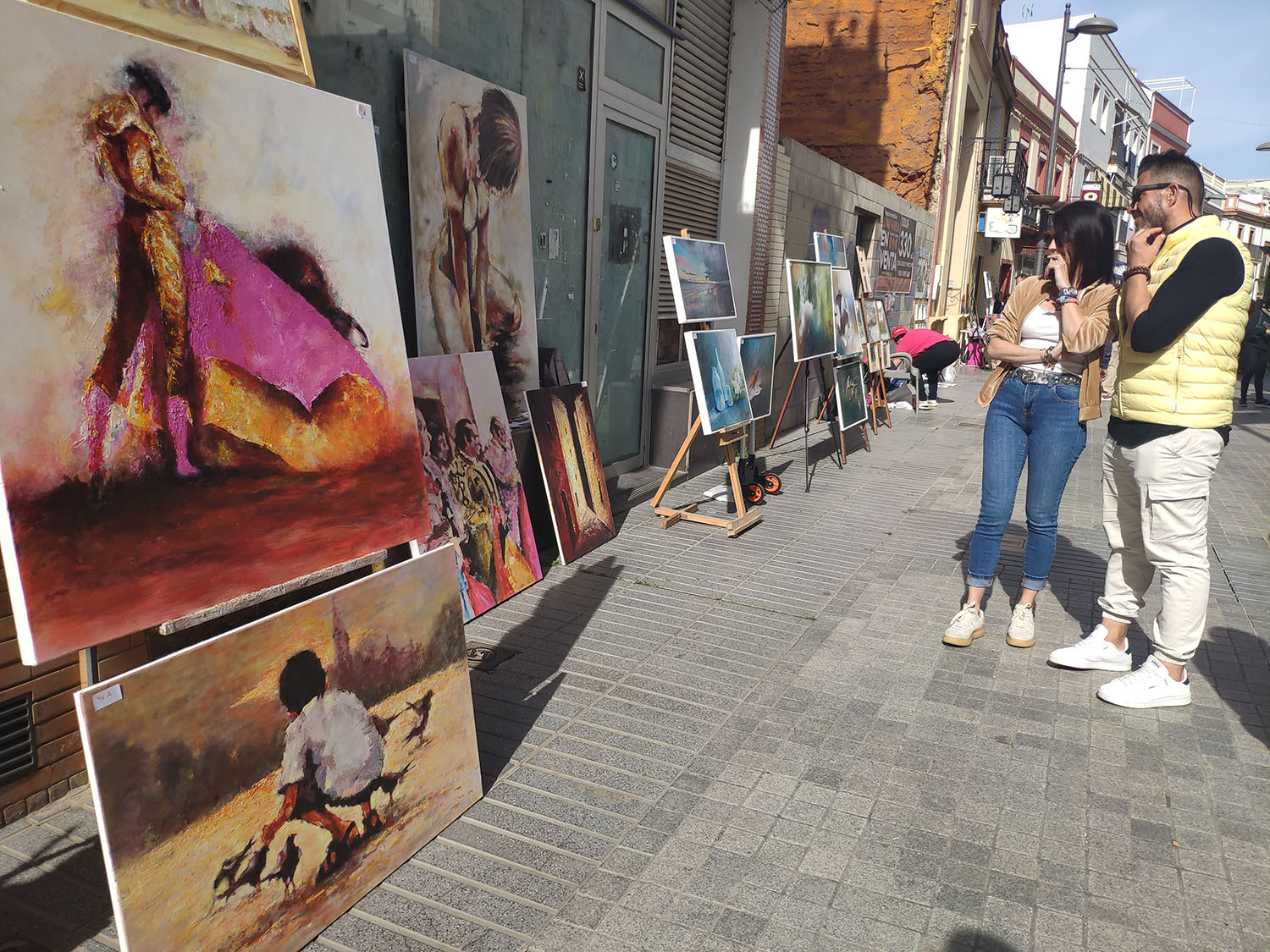El buen tiempo animó la participación en la muestra al aire libre