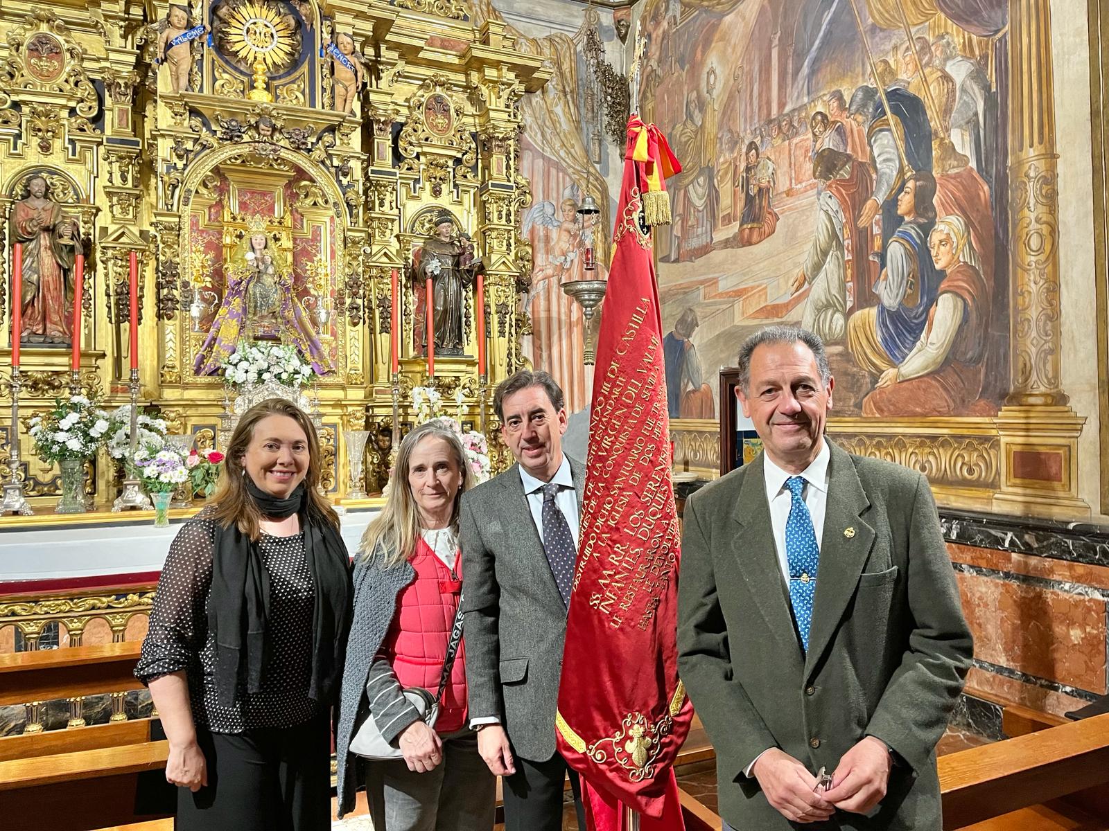 El Pendón de San Fernando en el cortejo de La Redención