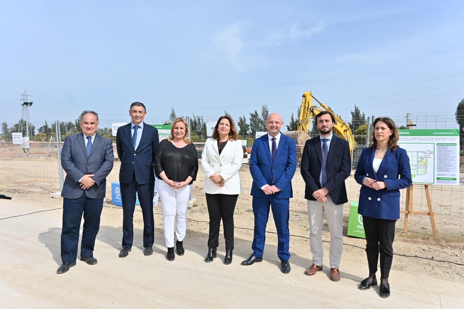 Visita institucional al proyecto de ampliación de la EDAR El Copero