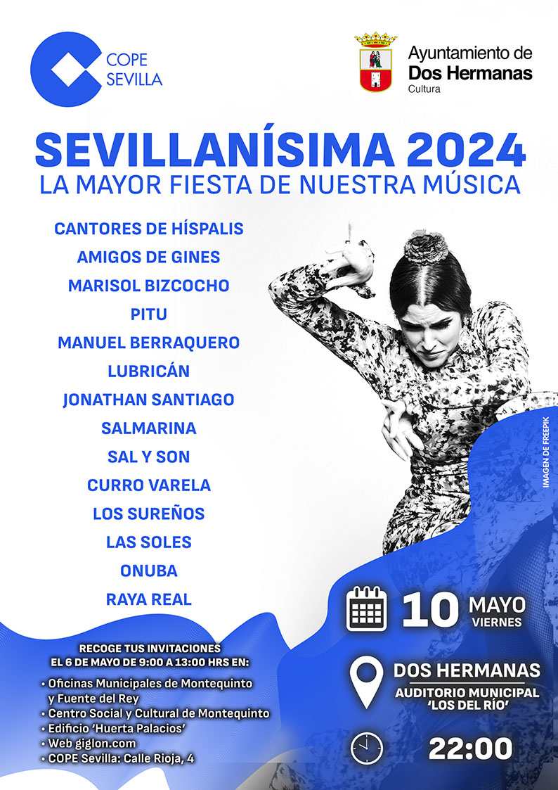 La mayor fiesta de las sevillanas en el auditorio municipal