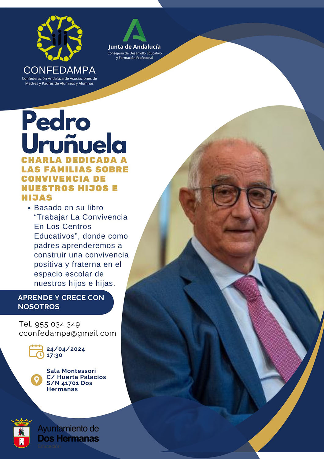 Pedro Uruñuela impartirá una charla en Huerta Palacios