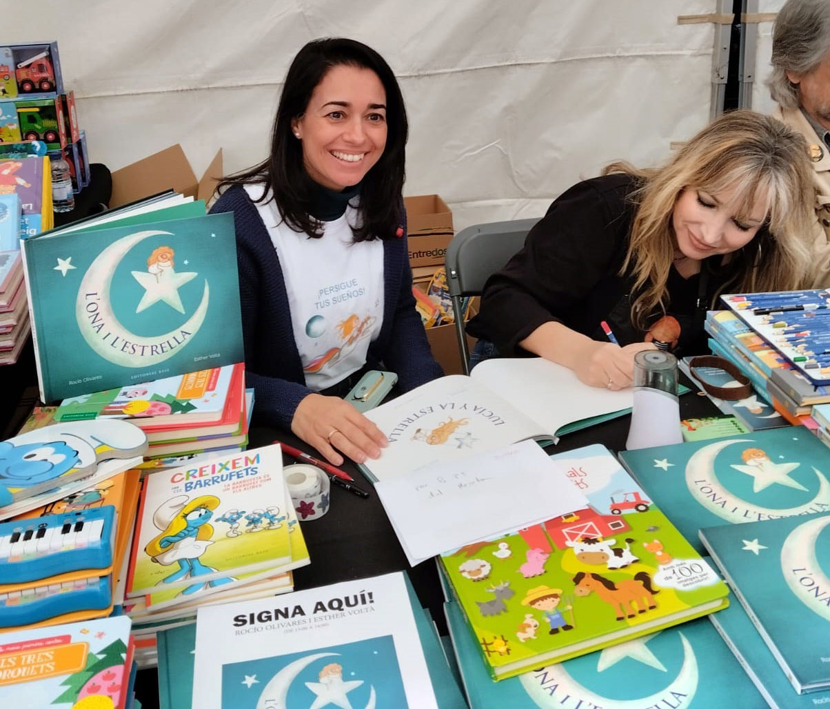Sant Jordi recibe a Rocío Olivares para la firma de su último cuento