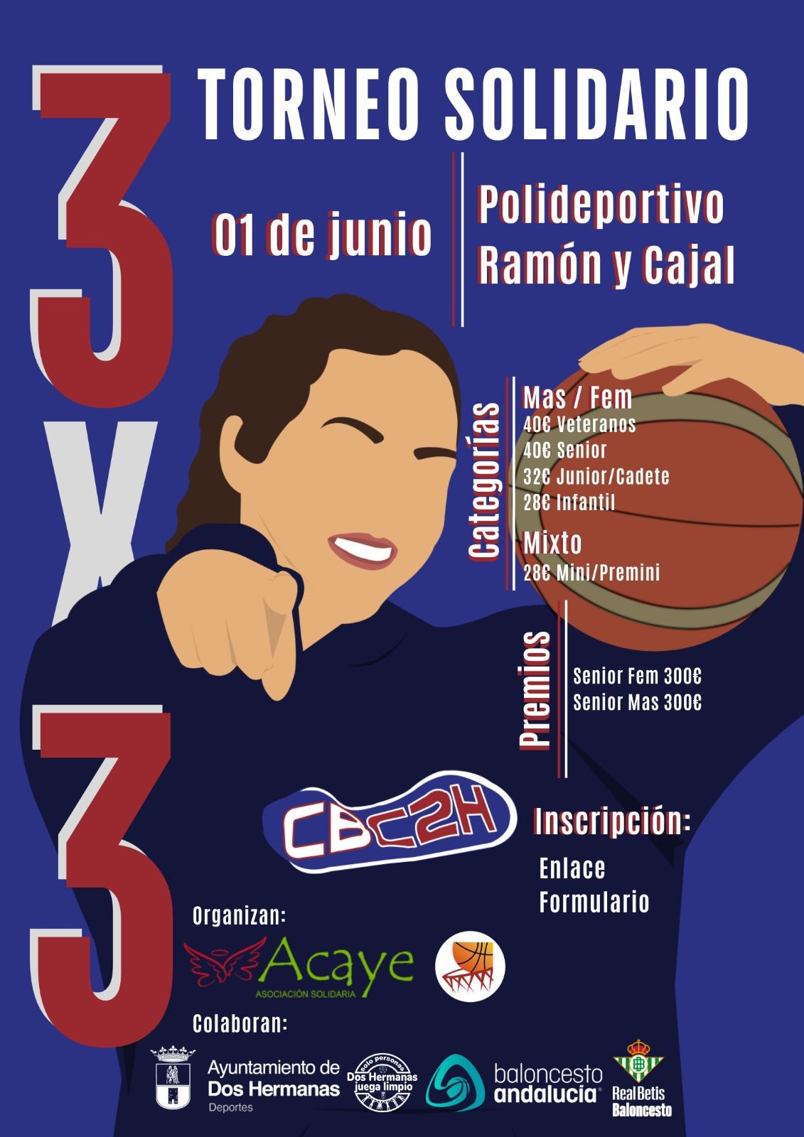 Torneo solidario de baloncesto a beneficio de Acaye