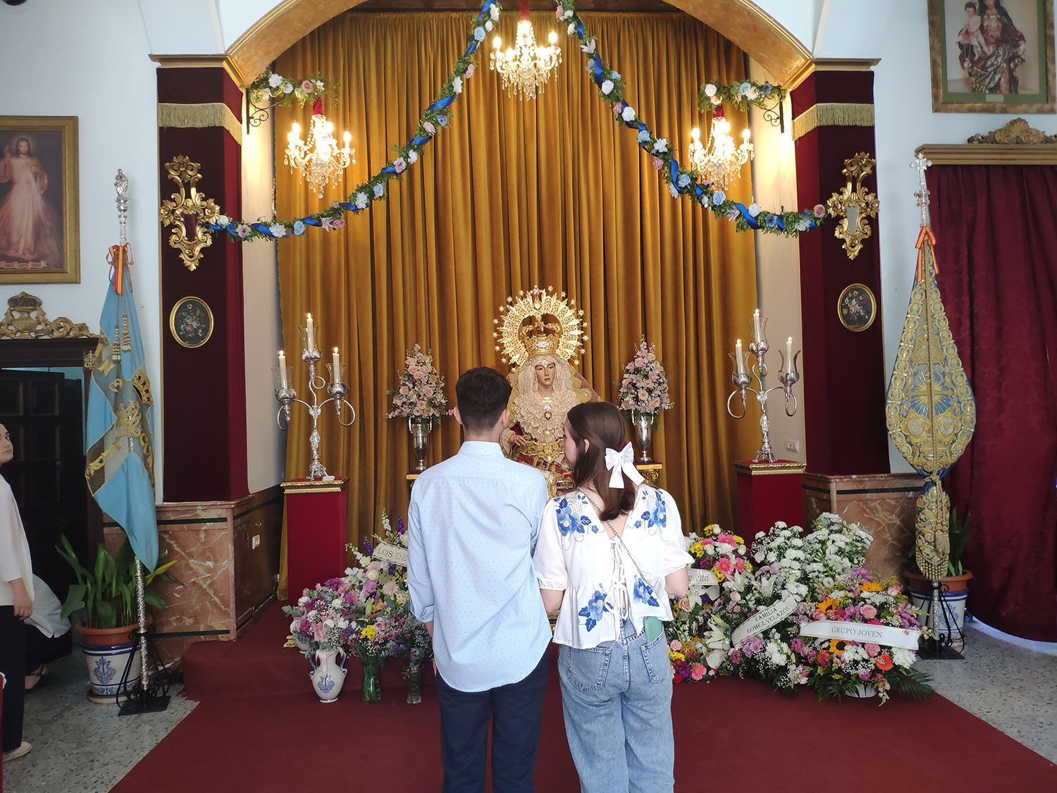 Se retira del culto la Virgen del Amor y Sacrificio