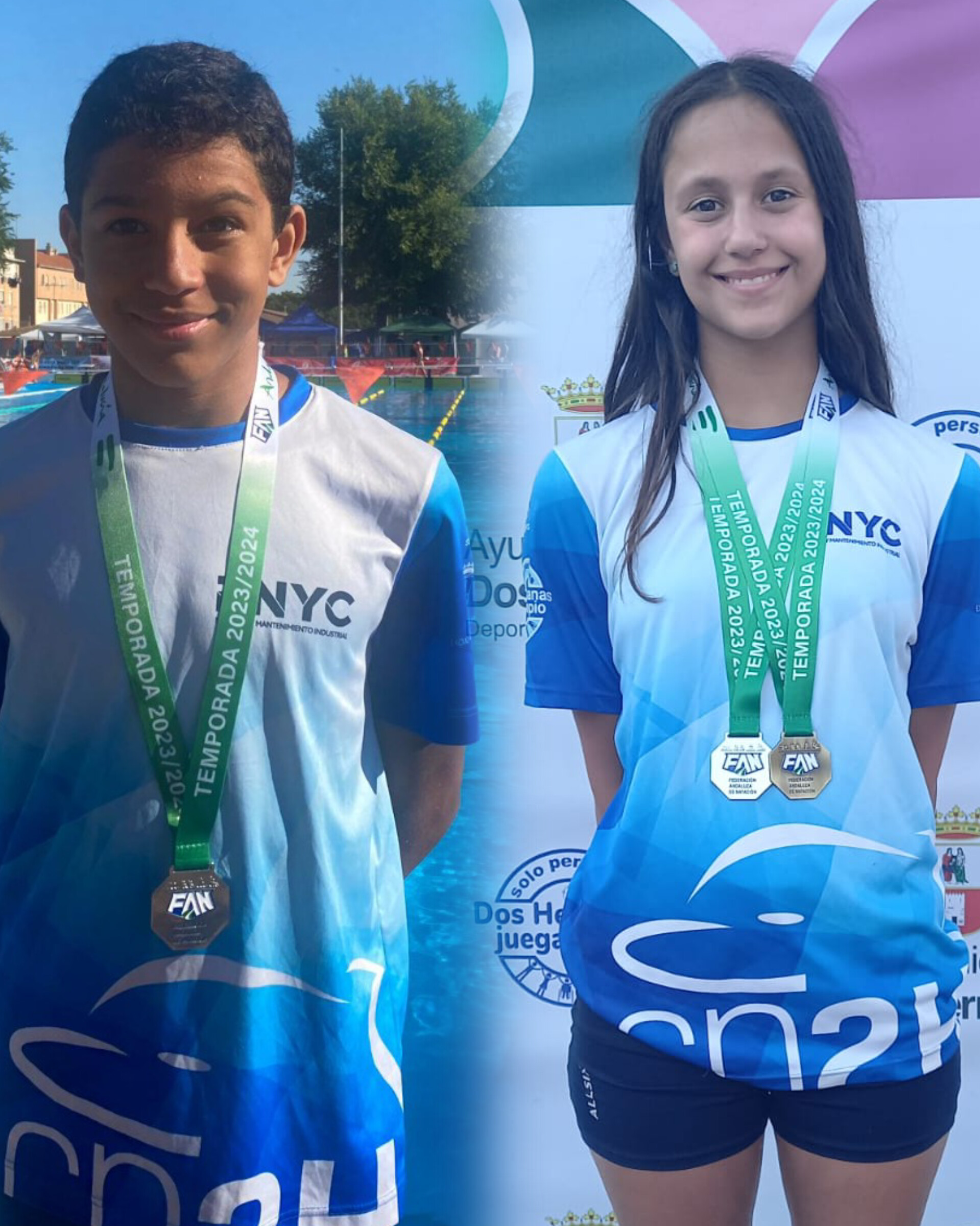 Cuatro medallas locales en el Andaluz alevín de verano