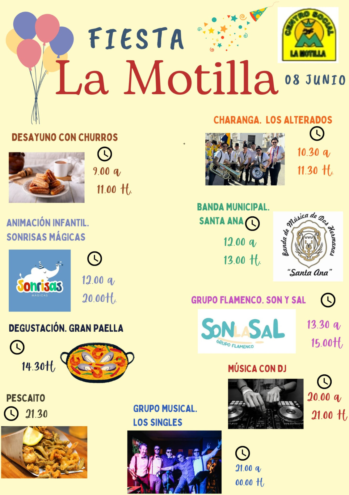 Fiesta de La Motilla este sábado