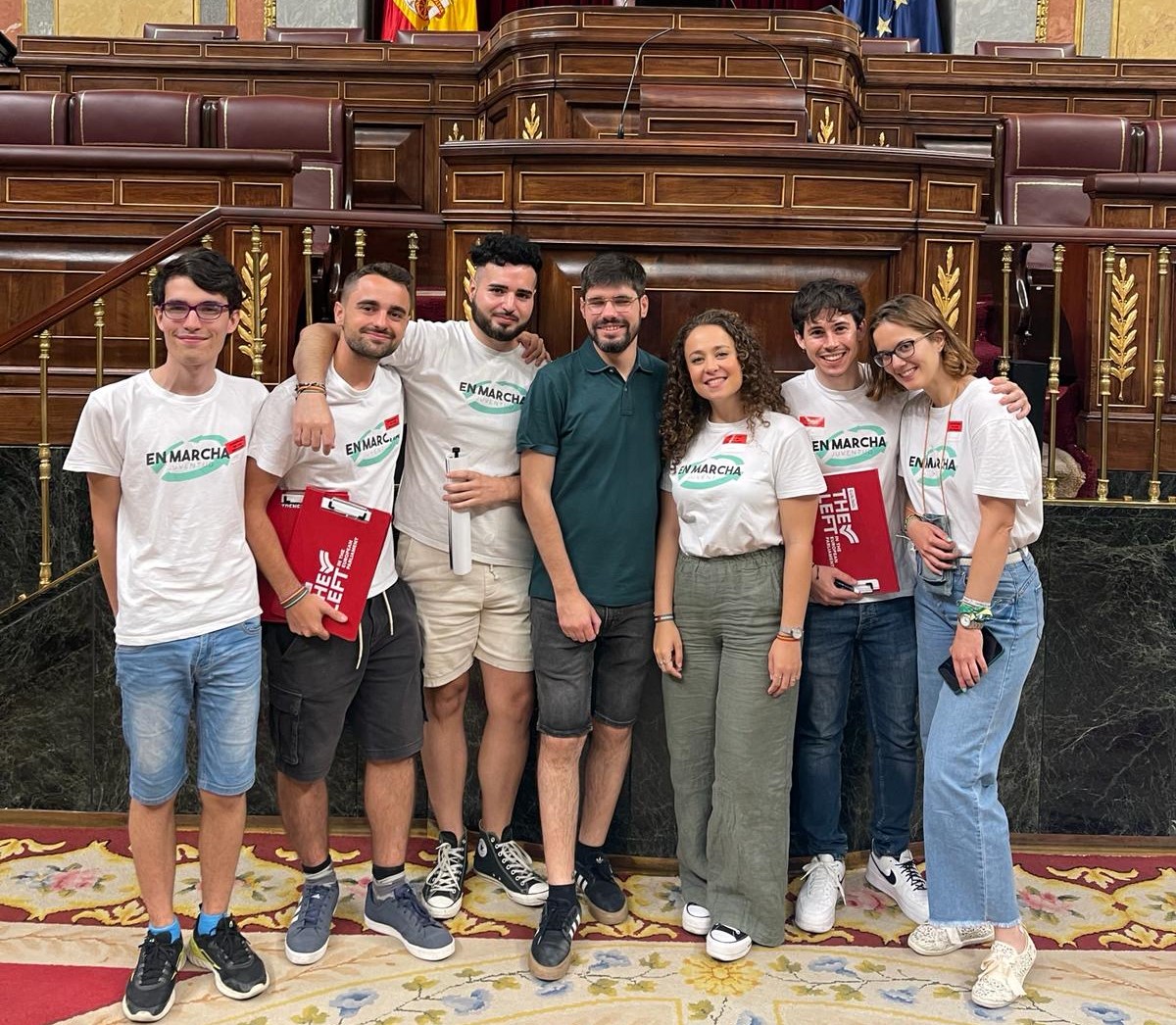 La campaña de Juventud en Marcha llega al Congreso