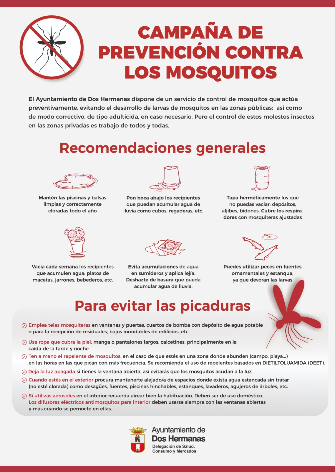 Campaña de prevención contra los mosquitos