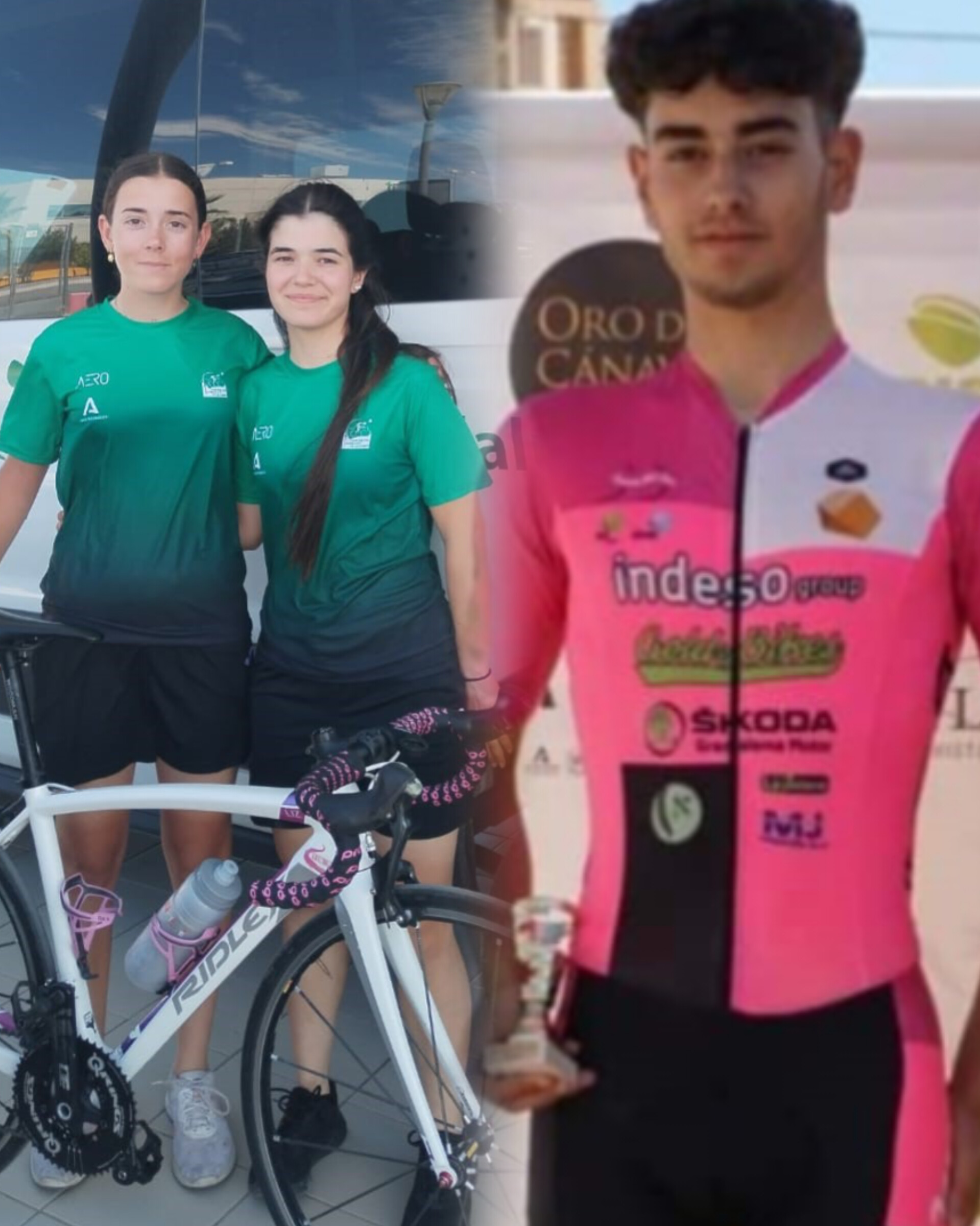 Tres ciclistas nazarenos en el Campeonato de España de carretera