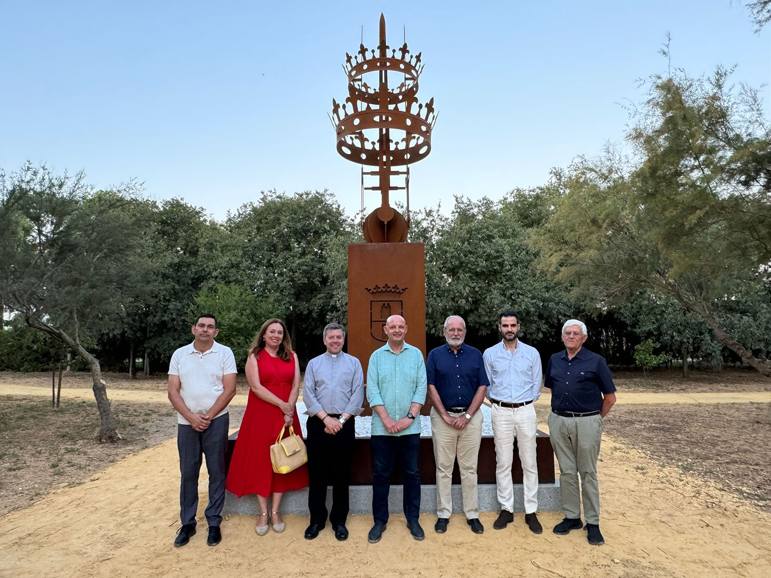 Fernando III y Alfonso X ya tienen monumento en Fuente del Rey