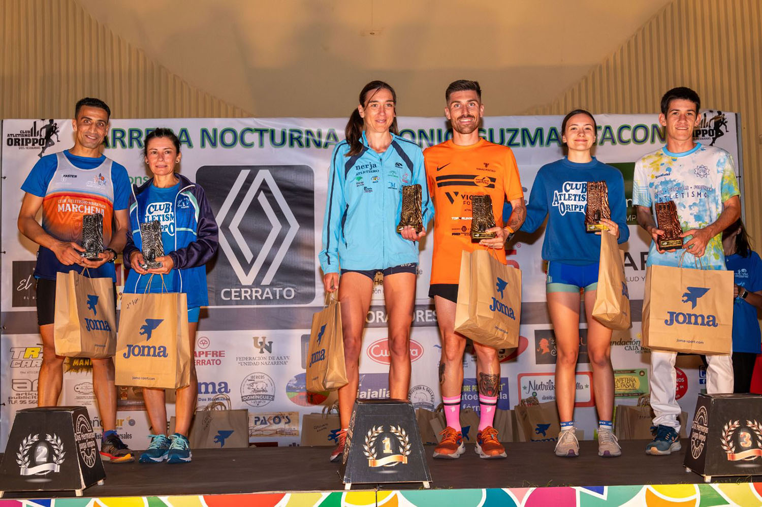 Domingo Gil Cosano y Lucía Pérez García ganan la Nocturna