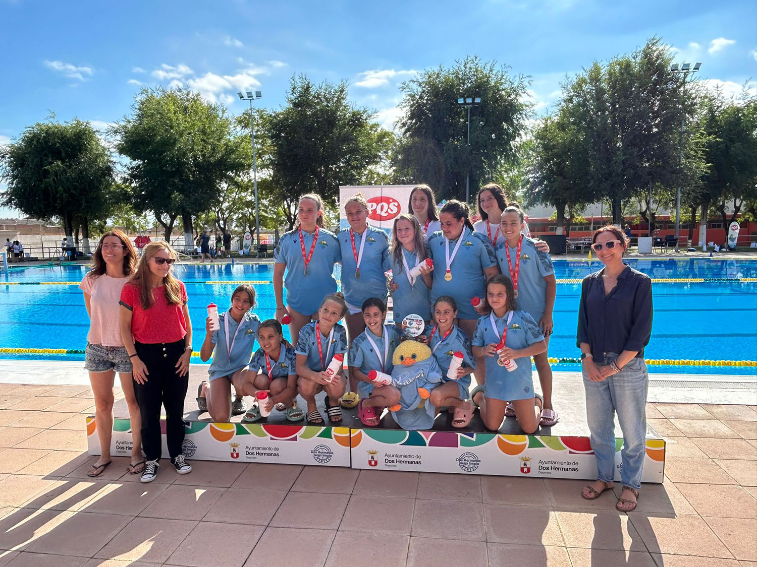 Protagonismo local en el Torneo de waterpolo alevín y benjamín