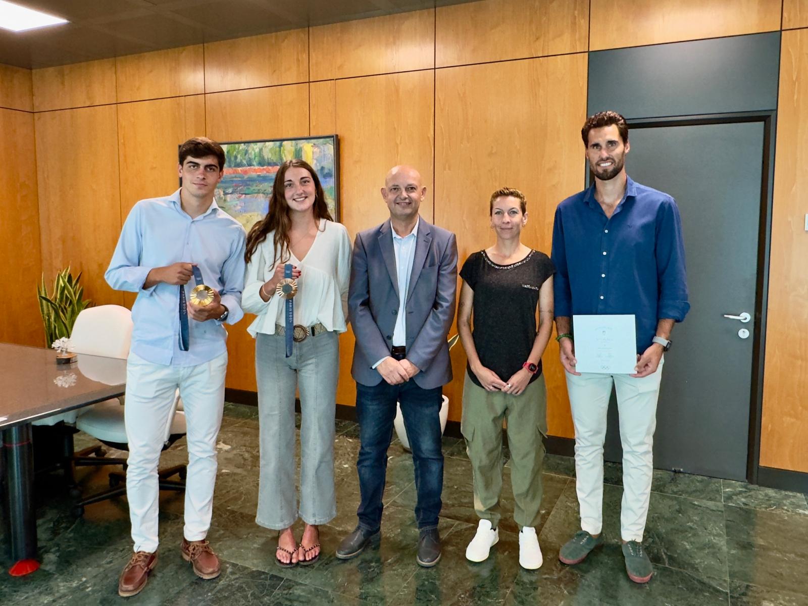 Medalla de plata de la ciudad para los deportistas olímpicos