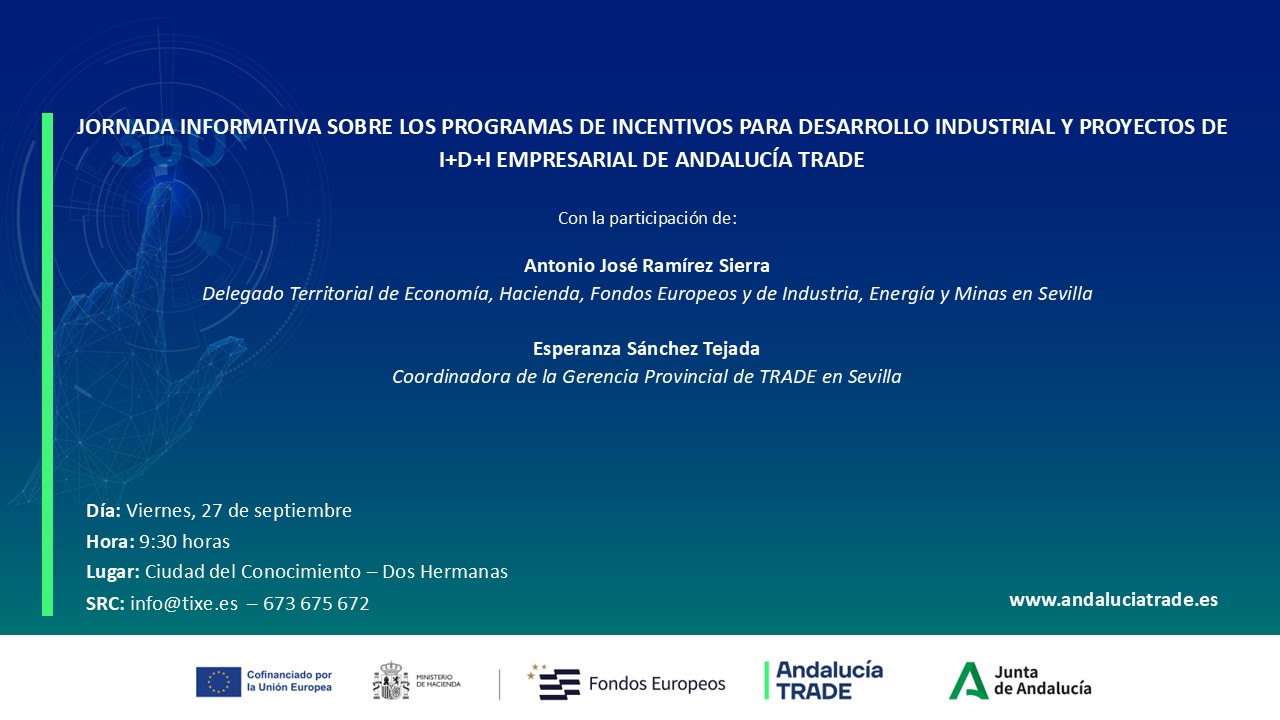 Los incentivos TRADE en una jornada informativa