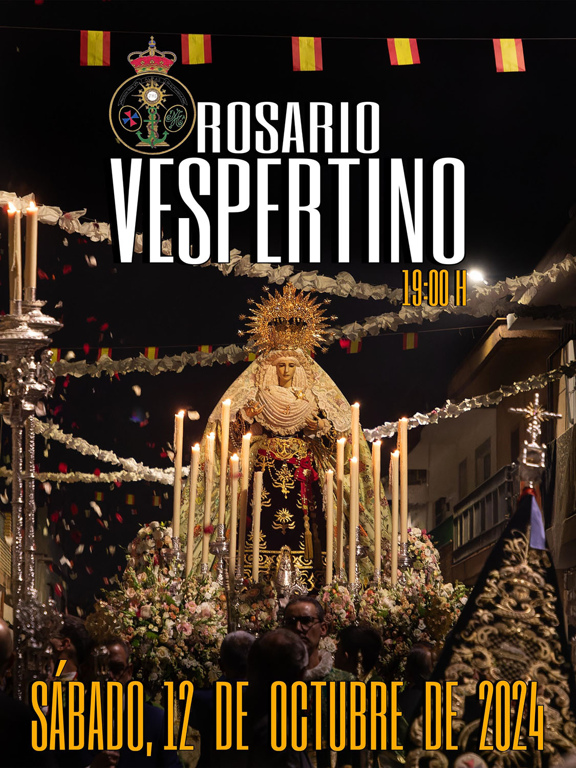 El Parque Paco Jurado Román recibe a la Virgen de la Esperanza