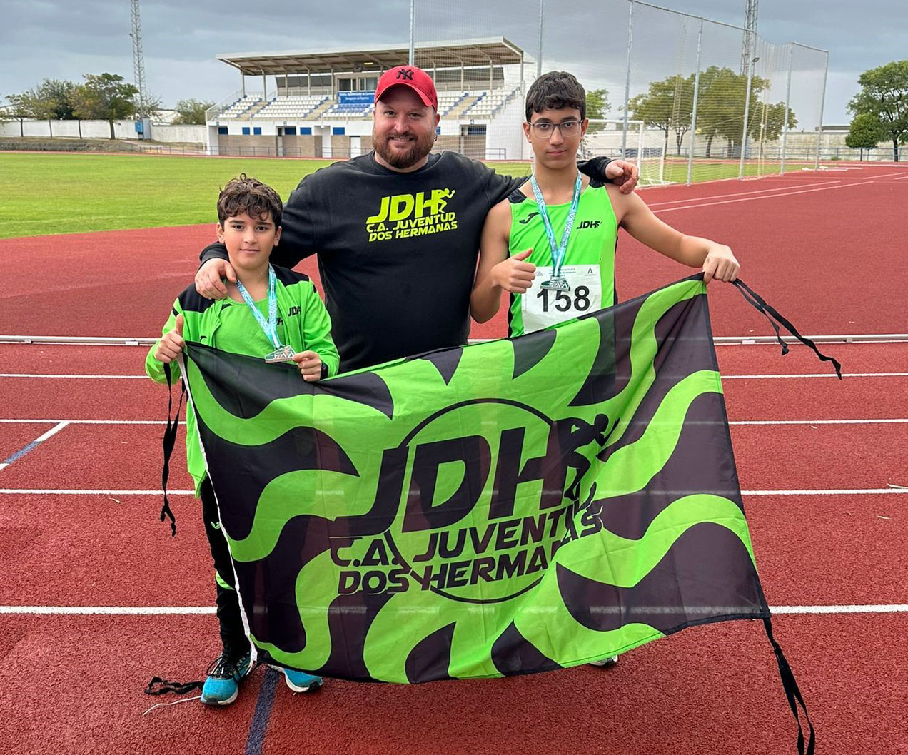 Plata y Bronce de Atletismo Juventud en el Andaluz sub 14