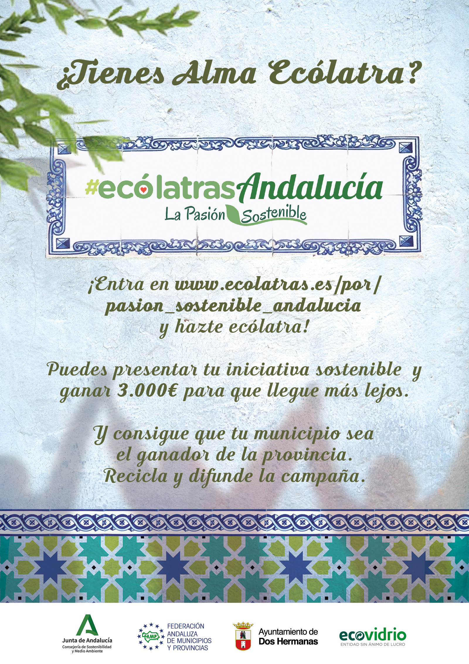 Pasión Sostenible es la nueva campaña del Ayuntamiento y Ecovidrio