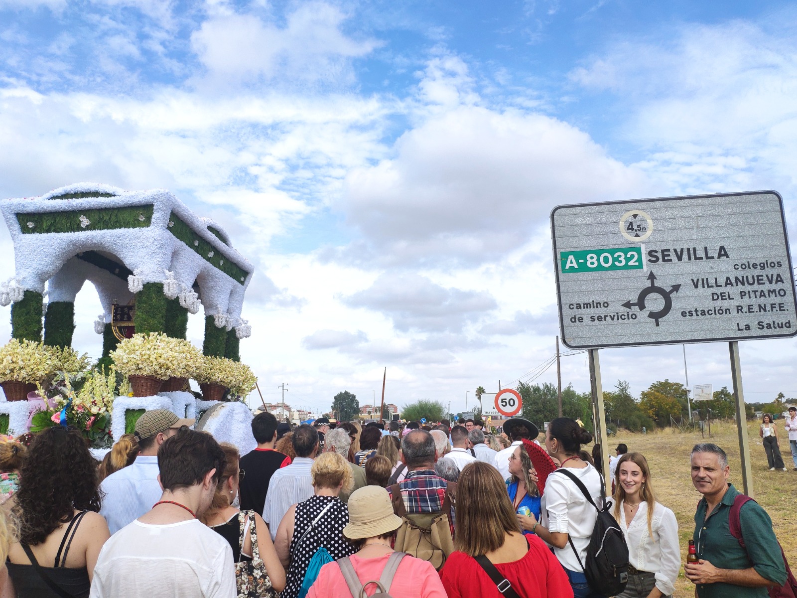Cortes de tráfico y cambios en los autobuses por la Romería de Valme