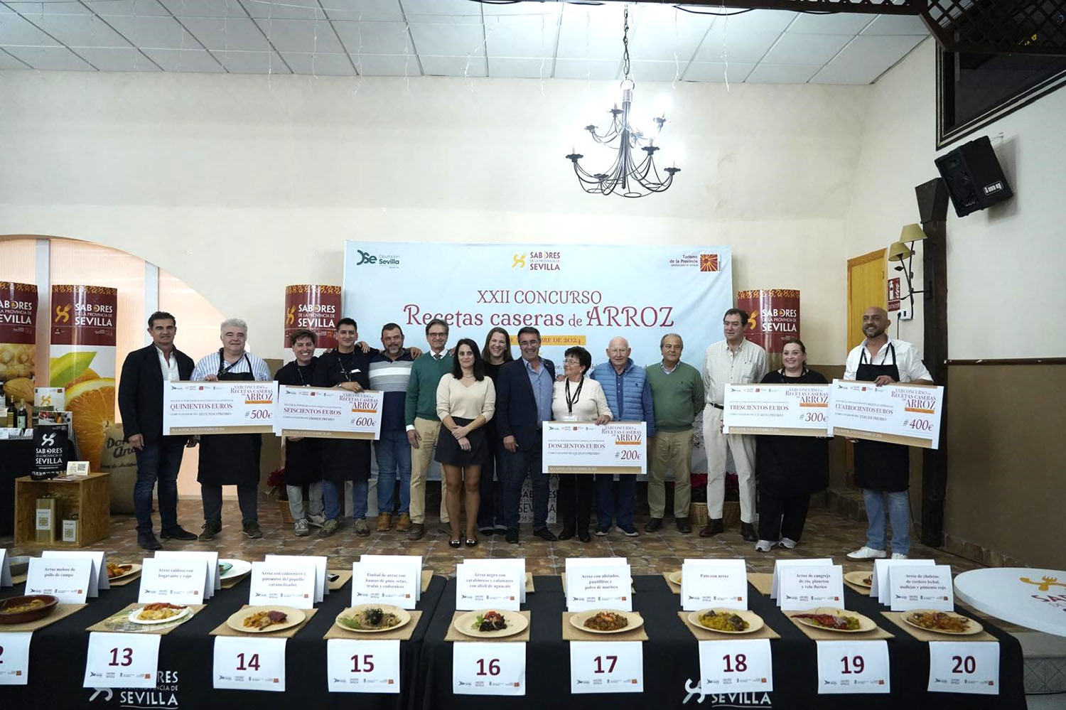 El XXII Concurso de Recetas Caseras de Arroz premia a dos nazarenos