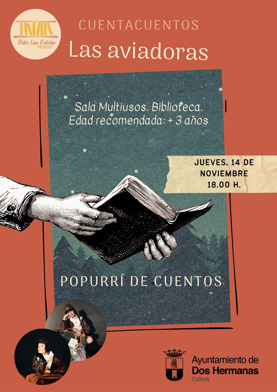 La narración oral centra la programación de las bibliotecas