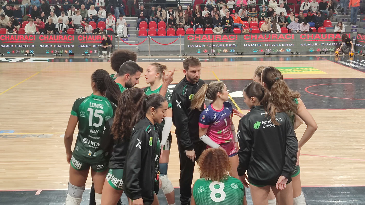 Derrota en la ida de los octavos de final de la CEV Challenge Cup