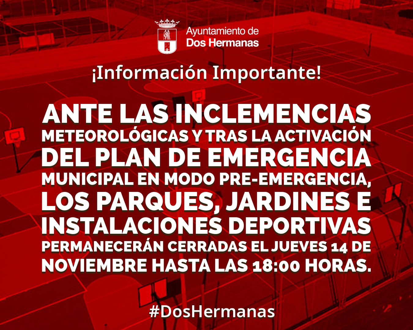 El Plan de Emergencia Municipal se activa por las previsiones de lluvias