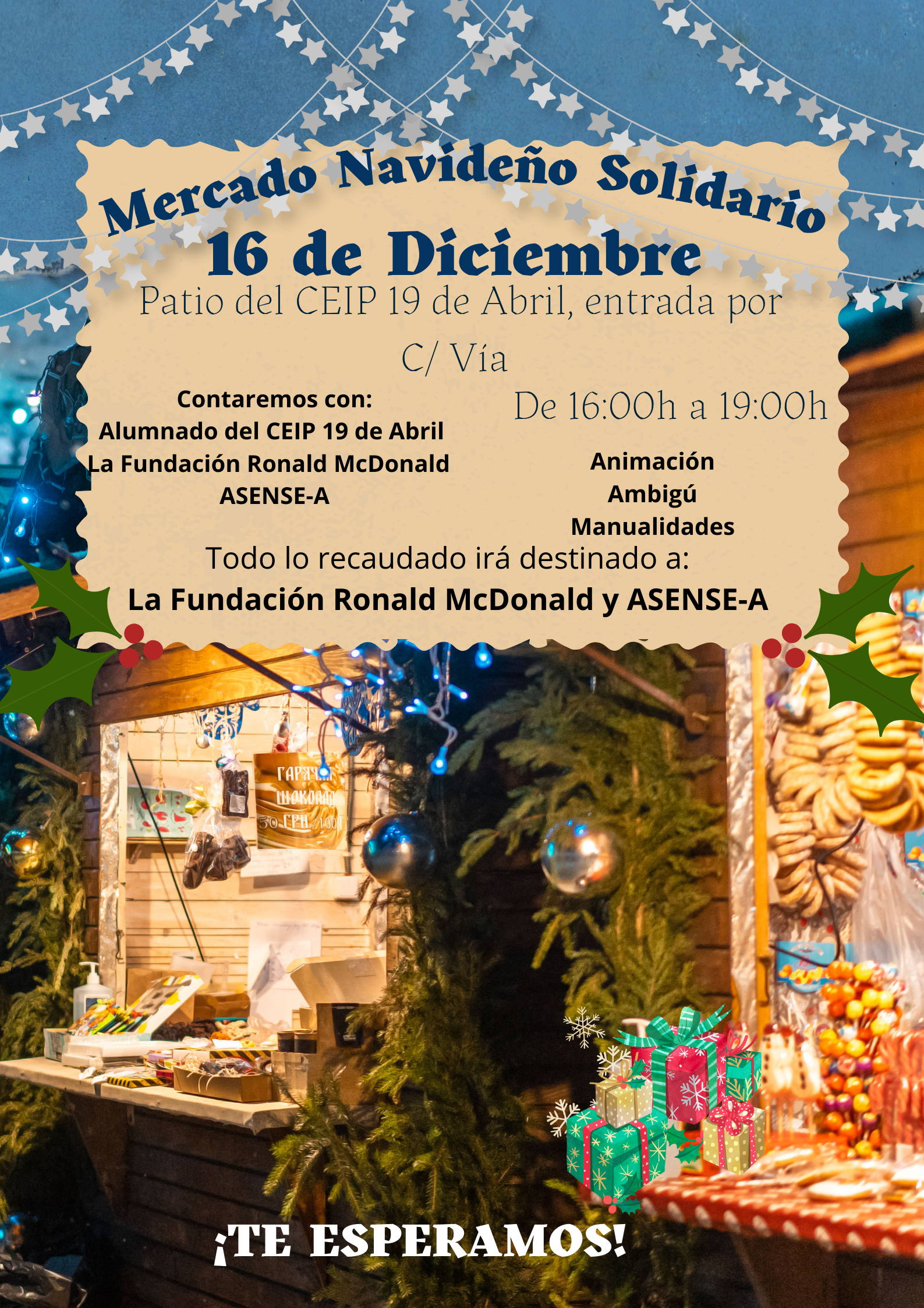 AMPA El Molino organiza un mercadillo solidario