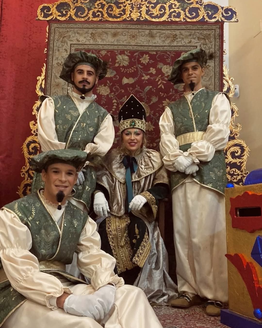 Las visitas de los emisarios de los Reyes Magos prosiguen estos días