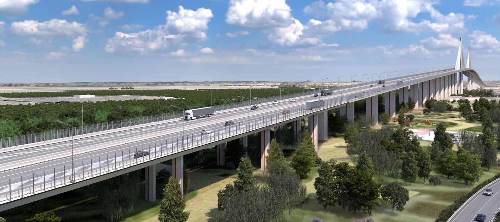Transportes aprueba el proyecto de trazado de la SE-40 entre Dos Hermanas y Coria