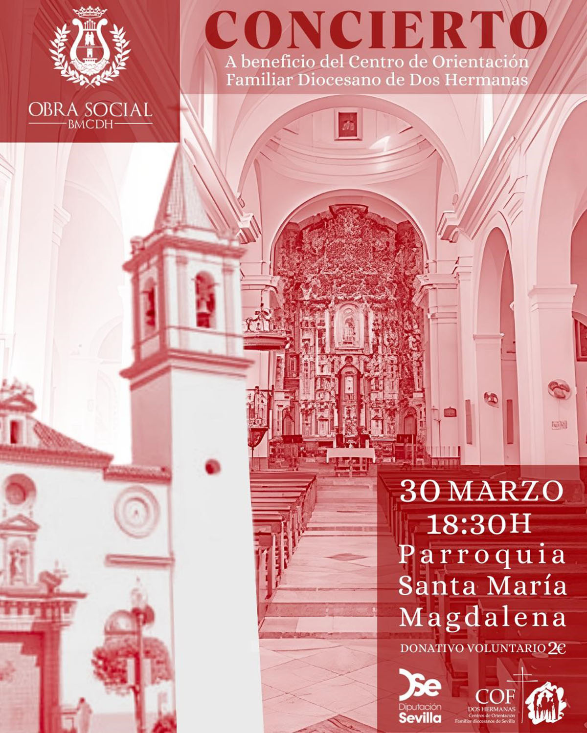Concierto de Ciudad de Dos Hermanas a beneficio del COF