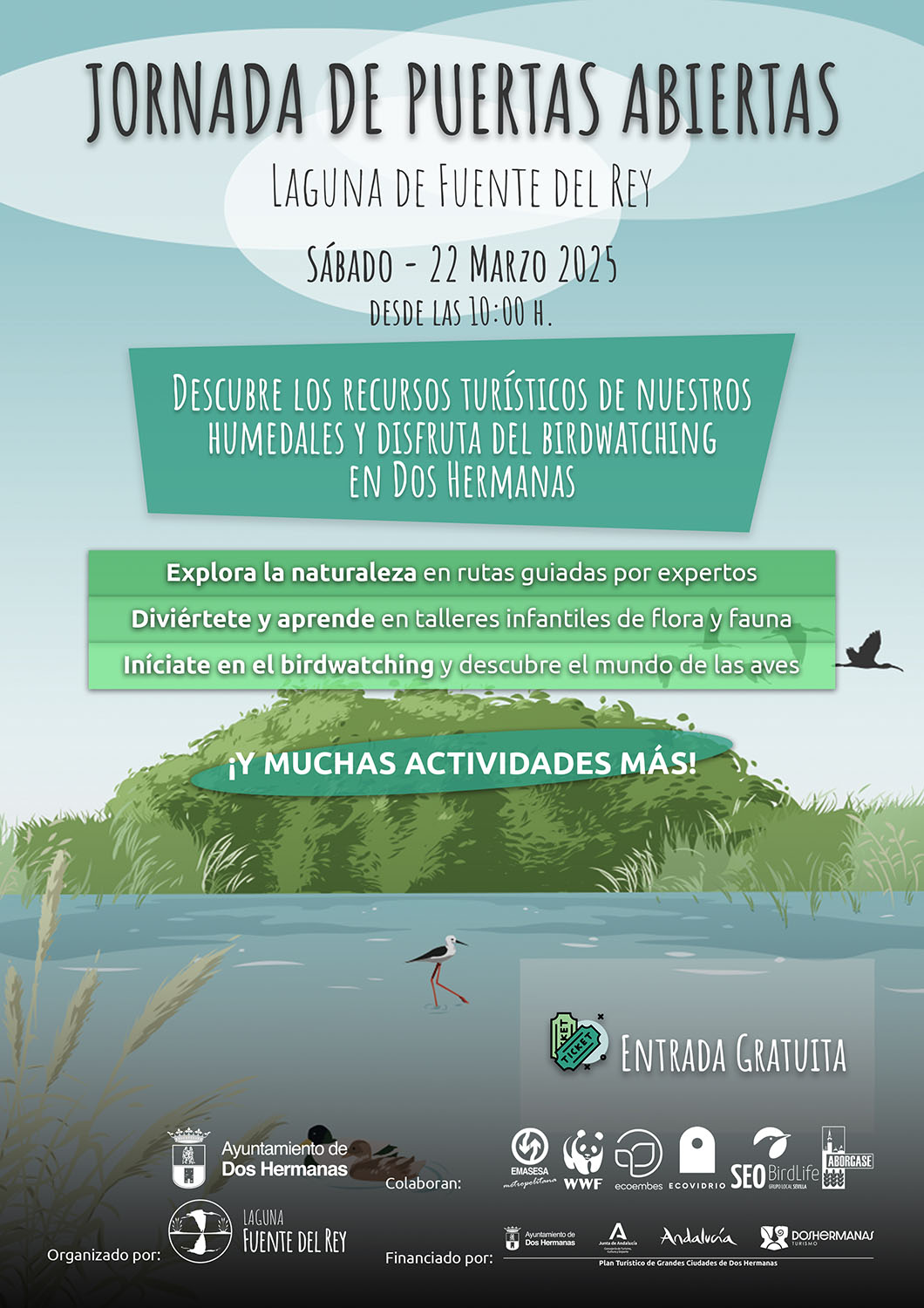 Jornada de puertas abiertas en la Laguna de Fuente del Rey