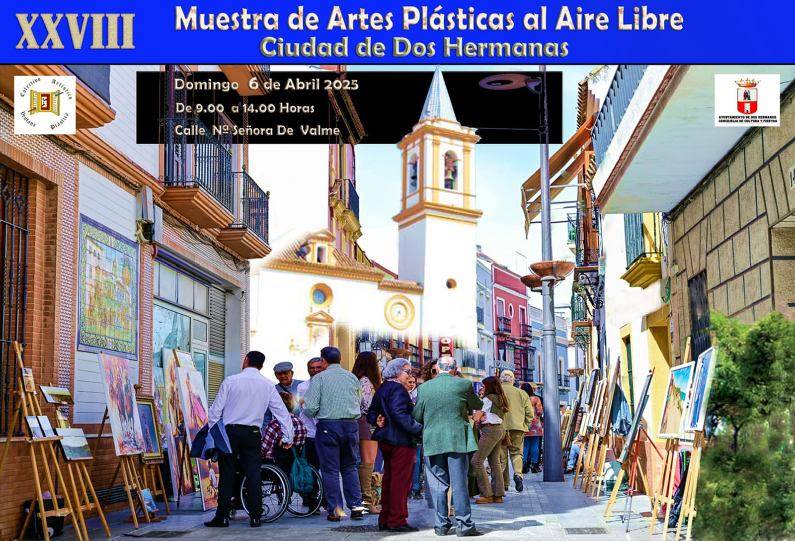 La XXVIII Muestra de Artes Plásticas al Aire libre vuelve al centro
