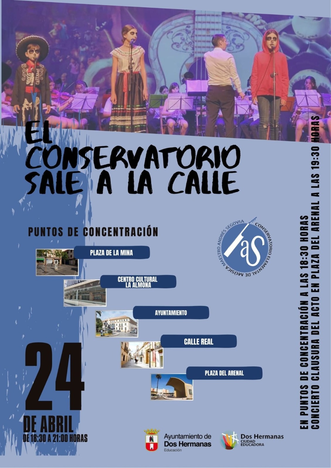 El Conservatorio vuelve a sacar su música a la calle